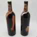 Artisan Fused Glass Overlay Empty Wine Bottles By Brutus Jones No. 42 & No. 47   253808316864